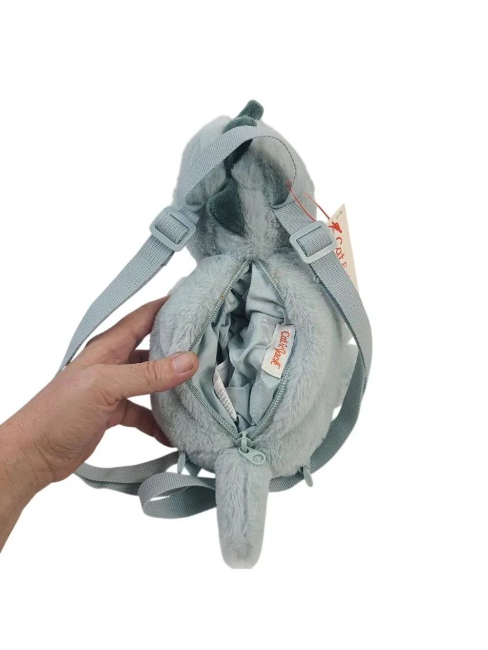 NEW Cat & Jack Dinosaur Plush Backpack For Kids With Adjustable Straps & Zipper